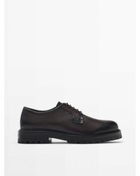 massimo dutti derby shoes