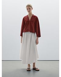MASSIMO DUTTI - Weites Hemd Aus Wildleder - Lyst