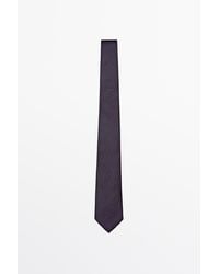 MASSIMO DUTTI - 100% Silk Micro-Polka Dot Tie - Lyst