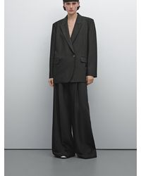 MASSIMO DUTTI - Blazer Da Completo Con Revers - Lyst