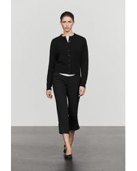 MASSIMO DUTTI - Knit Cardigan With Button Detail - Lyst