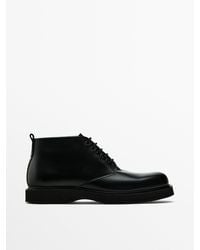 MASSIMO DUTTI - Nappa Leather Ankle Boots - Lyst