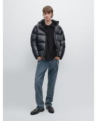 MASSIMO DUTTI - Chaqueta Acolchada Satinada Water Repellent - Lyst