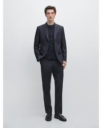 MASSIMO DUTTI - Cool Wool Suit Blazer - Lyst