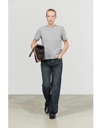 MASSIMO DUTTI - Short Sleeve Interlock T-Shirt - Lyst