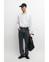 MASSIMO DUTTI - Regular Fit 100% Cotton Oxford Shirt - Lyst