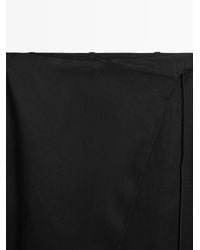MASSIMO DUTTI - Flowing Pareo Pants With Tie Detail - Lyst