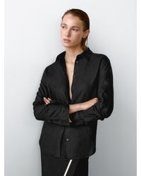 MASSIMO DUTTI - Gonna Midi Con Ricamo A Contrasto - Lyst