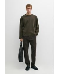 MASSIMO DUTTI - Slim Fit Corduroy Pants - Lyst