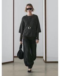 MASSIMO DUTTI - Knit Alpaca And Wool Blend Raglan Sleeve Sweater - Lyst