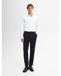 MASSIMO DUTTI - Camisa Popelín Slim Fit 100% Algodón - Lyst
