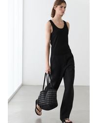 MASSIMO DUTTI - Flowing Straight-Leg Linen Trousers - Lyst