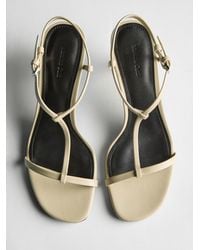 MASSIMO DUTTI - Strappy Mid-Heel Sandals - Lyst
