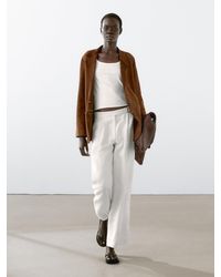 MASSIMO DUTTI - Cotton Blend Tank Top - Lyst