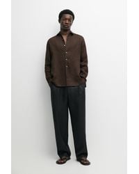 MASSIMO DUTTI - Regular Fit 100% Linen Shirt - Lyst