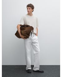 MASSIMO DUTTI - T-Shirt Manches Courtes Lin - Lyst