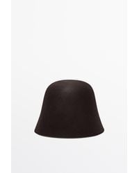 MASSIMO DUTTI - 100% Wool Bucket Hat - Lyst