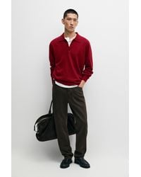 MASSIMO DUTTI - 100% Cashmere Knit Polo Sweater - Lyst