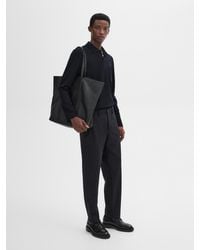 MASSIMO DUTTI - Pull Polo En Maille De Coton Mélangé - Lyst
