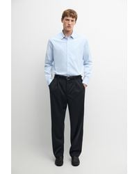 MASSIMO DUTTI - Slim Fit Stretch Shirt - Lyst