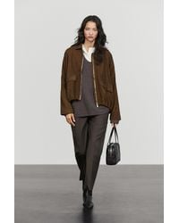 MASSIMO DUTTI - Bomber Oversize - Lyst