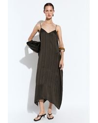 MASSIMO DUTTI - Asymmetrical Flowing Midi Dress - Lyst