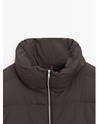 MASSIMO DUTTI - Water-Repellent Quilted Down Feather Jacket - Lyst