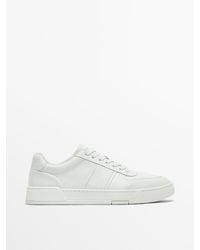 MASSIMO DUTTI - Leather Trainers - Lyst