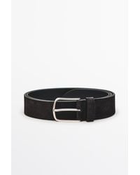 MASSIMO DUTTI - Plush Nappa Leather Belt - Lyst