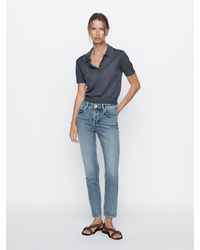 MASSIMO DUTTI - Mid-Rise Slim Fit Jeans - Lyst