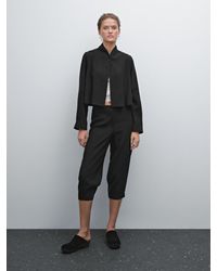 MASSIMO DUTTI - Hose Aus Leinenmischgewebe Im Balloon-Fit - Lyst