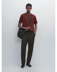 MASSIMO DUTTI - T-Shirt 100 Coton Mercerisé - Lyst