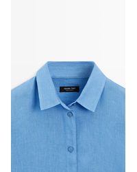 MASSIMO DUTTI - Flowing 100% Linen Shirt - Lyst