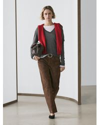 MASSIMO DUTTI - Silk Wool Knit Jumper - Lyst