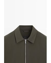 MASSIMO DUTTI - Short Jacket With Pocket Detail - Lyst