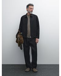 MASSIMO DUTTI - Giacca Leggera 100% Lino - Lyst