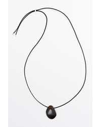 MASSIMO DUTTI - Stone Pendant Necklace - Lyst