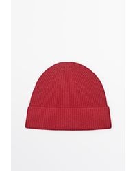 MASSIMO DUTTI - 100% Cashmere Knit Beanie - Lyst
