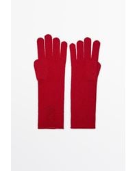 MASSIMO DUTTI - 100% Cashmere Knit Gloves - Lyst