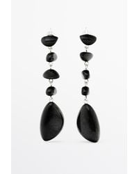 MASSIMO DUTTI - Gem Dangle Earrings - Lyst