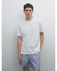 MASSIMO DUTTI - Pijama Camiseta Manga Corta Pantalón Rayas - Lyst