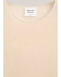 MASSIMO DUTTI - Long Sleeve Sheer Silk Top - Lyst
