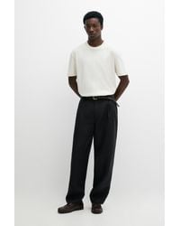 MASSIMO DUTTI - 100% Cotton Medium Weight T-Shirt - Lyst