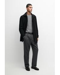 MASSIMO DUTTI - Technical Fabric Trench Coat - Lyst