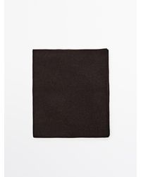 MASSIMO DUTTI - 100% Kasjmier Sjaal - Lyst