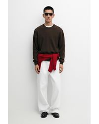 MASSIMO DUTTI - 100% Cashmere Rib Knit Sweater - Lyst