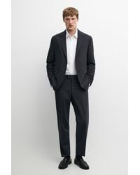 MASSIMO DUTTI - Wool Blend Suit Pants - Lyst