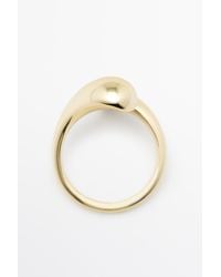MASSIMO DUTTI - Double Teardrop Ring - Lyst