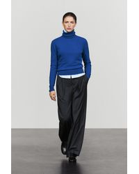 MASSIMO DUTTI - Wool-Blend Knit Turtleneck Sweater - Lyst
