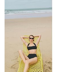 MASSIMO DUTTI - Haut De Bikini Texturé À Encolure Américaine - Lyst